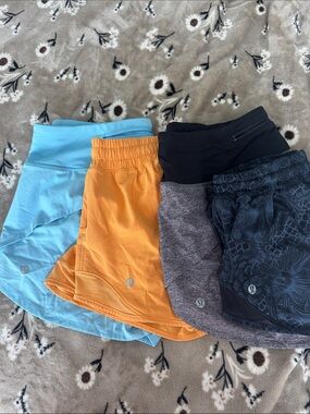 LuluLemon Women’s Athletic Shorts - Blue, Orange, Black, Gray